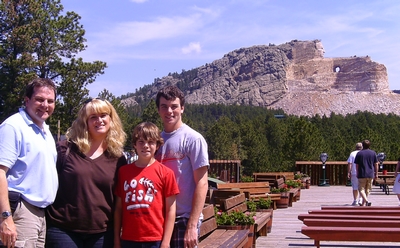 Kirk Cassie Andrew and Matthew at Crazy Horse